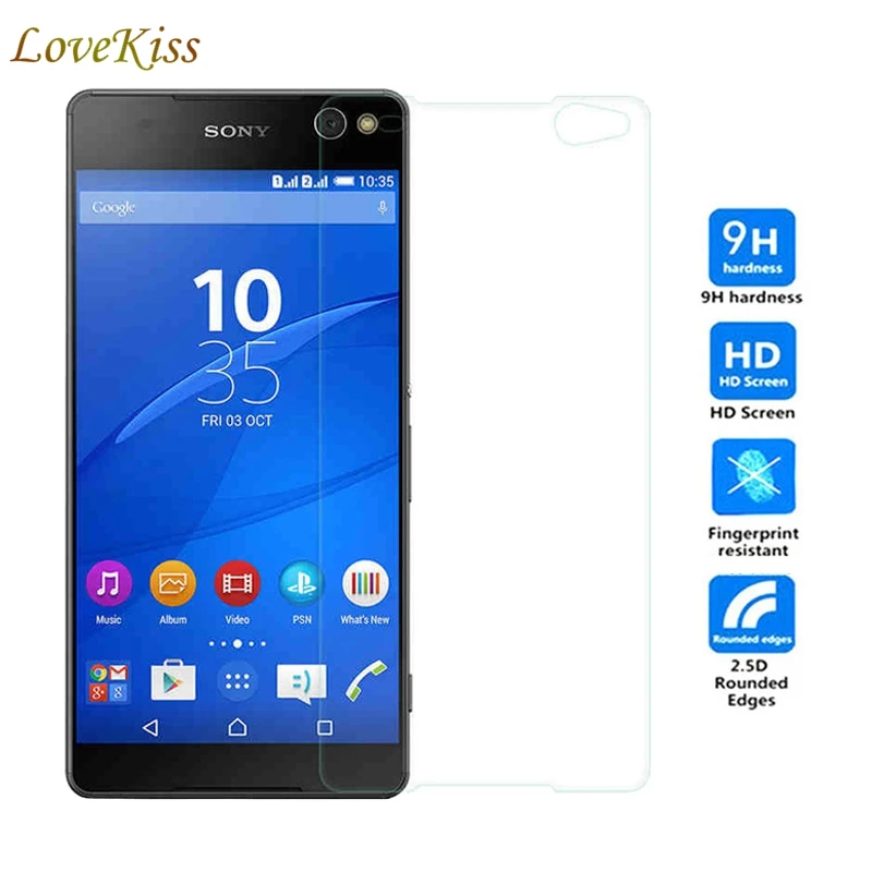 9H Tempered Glass For Sony Xperia XP X Performance L36H Z Z1 Z3 Z5 Compact E4 E5 C3 C4 M2 M4 Aqua M5 Case Screen Protector Film | Мобильные
