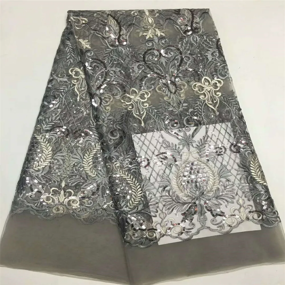High Quality African Lace Fabric French Net Embroidery Sequins Tulle Lace Fabric For Nigerian party Dress GF136-2
High Quality African Lace Fabric French Net Embroidery Sequins Tulle Lace Fabric For Nigerian party Dress GF136-2