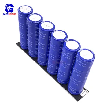 Single Row 16V 16.6F Super Farad Capacitor 6PCS/Set 2.7V 100F Farad Capacitor with Protection Balance Board Low ESR for Car
Single Row 16V 16.6F Super Farad Capacitor 6PCS/Set 2.7V 100F Farad Capacitor with Protection Balance Board Low ESR for Car