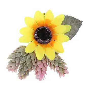 1pc Alligator Clip Sunflower Shape Handmade Fabric Hair Clips Duckbill Pin Hairpin Bangs Clip for Women Ladies
1pc Alligator Clip Sunflower Shape Handmade Fabric Hair Clips Duckbill Pin Hairpin Bangs Clip for Women Ladies
