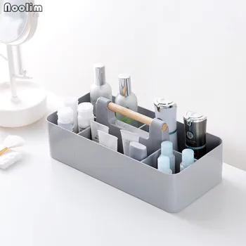 NOOLIM Desktop Wooden Handle Storage Box Sub-grid Cosmetic Storage Box Pen Holder Small Objects Container Makeup Organizer
NOOLIM Desktop Wooden Handle Storage Box Sub-grid Cosmetic Storage Box Pen Holder Small Objects Container Makeup Organizer