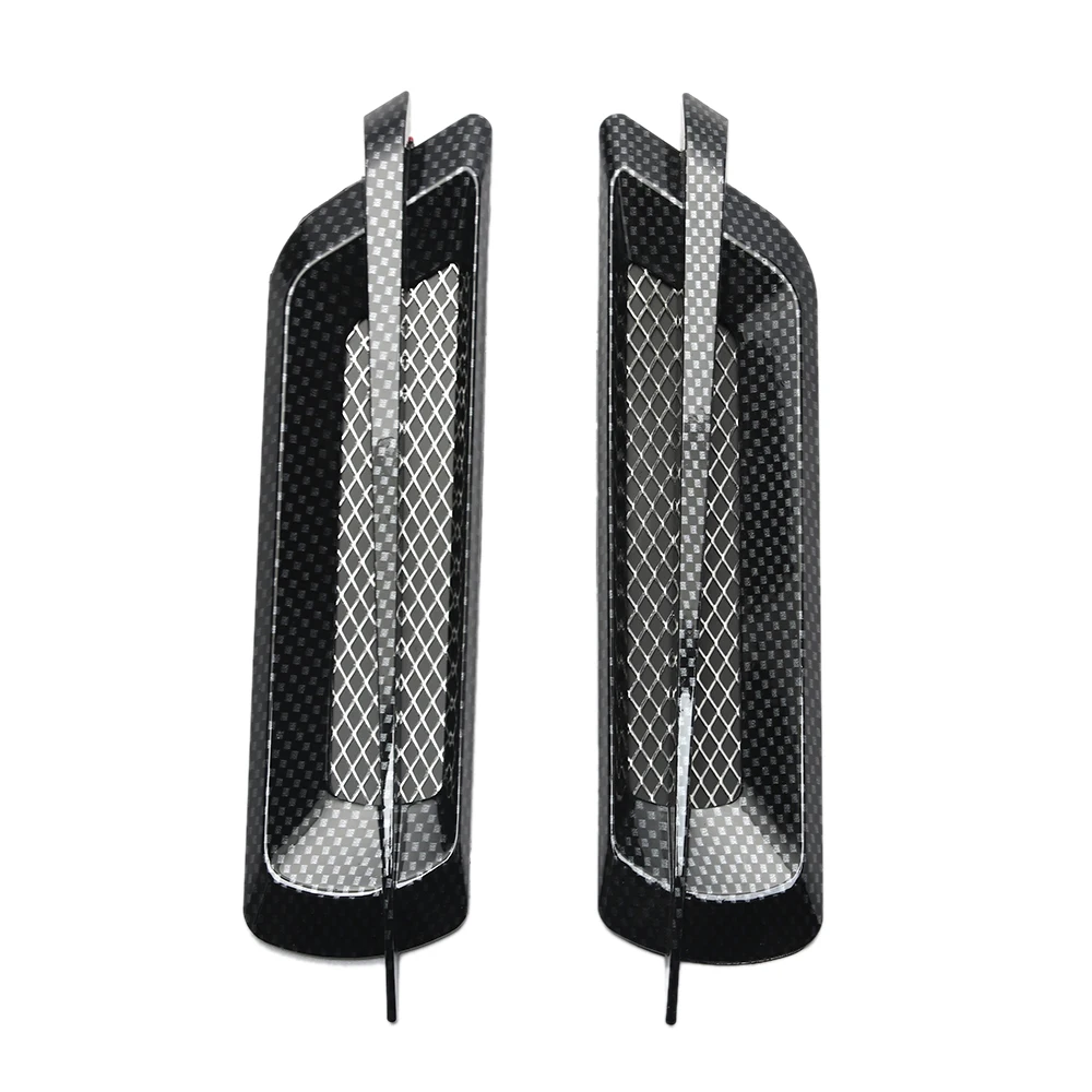 2Pcs Black ABS Plastic Sticker Car Carbon Fiber Side Air Flow Intake Grille Vent Fender Cover Shark Gill Sticker DIY Car Styling
2Pcs Black ABS Plastic Sticker Car Carbon Fiber Side Air Flow Intake Grille Vent Fender Cover Shark Gill Sticker DIY Car Styling