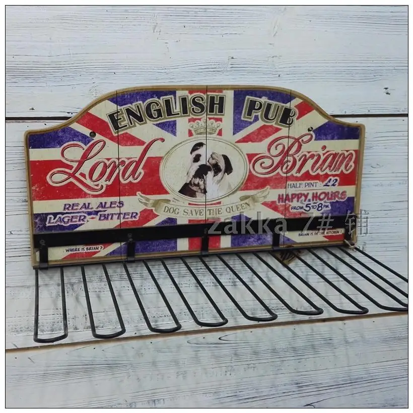 American country to do the old retro loft creative decorative hooks decorative wall hangings decorative wall bars Wall
American country to do the old retro loft creative decorative hooks decorative wall hangings decorative wall bars Wall