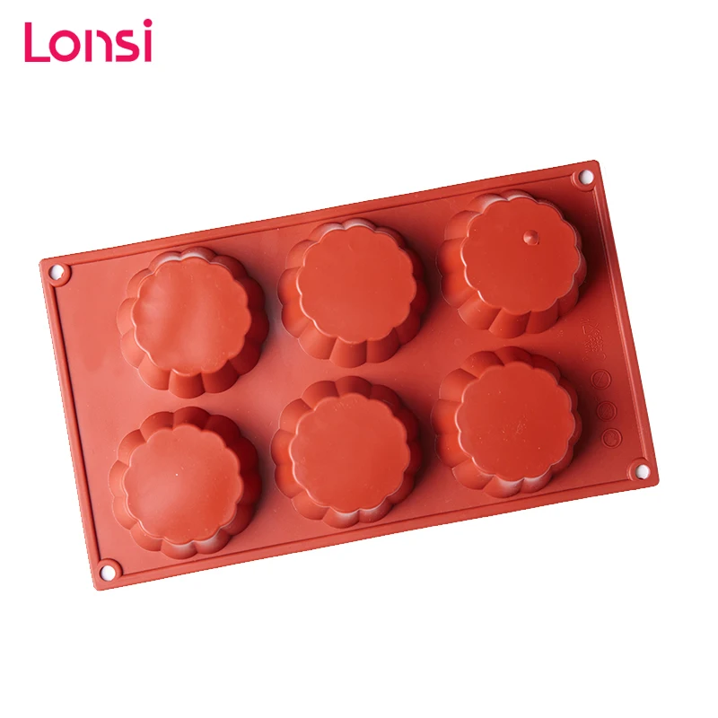 LONSI DIY Handmade Silicone Molds for Soap,6 Lattices,Floral Round Shape Cake bakeware,Chocolate Molds Baking Pan,Flower Design
LONSI DIY Handmade Silicone Molds for Soap,6 Lattices,Floral Round Shape Cake bakeware,Chocolate Molds Baking Pan,Flower Design