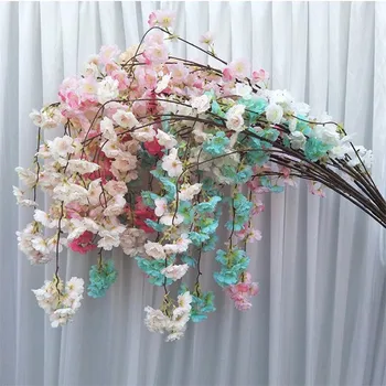 9pcs Silk Cherry Flower Vine Begonia Cherry Tree Branches 59" Sakura Stems for Wedding Party Home Artificial Decorative Flowers
9pcs Silk Cherry Flower Vine Begonia Cherry Tree Branches 59" Sakura Stems for Wedding Party Home Artificial Decorative Flowers