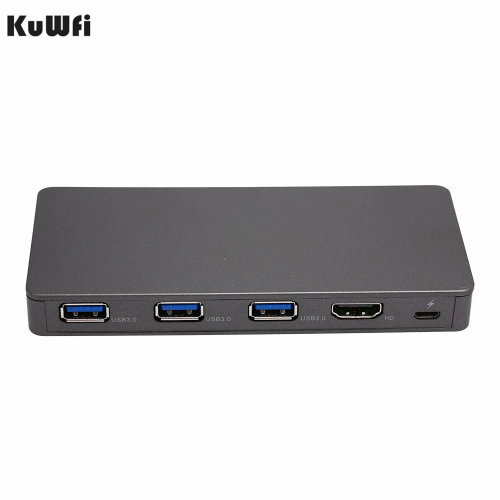 KuWFi Type-C 4K 60Hz Adapter Type-C Converter w/ USB Docking USB C To HD Converter USB 3.0 Docking For HDTV Projector
KuWFi Type-C 4K 60Hz Adapter Type-C Converter w/ USB Docking USB C To HD Converter USB 3.0 Docking For HDTV Projector