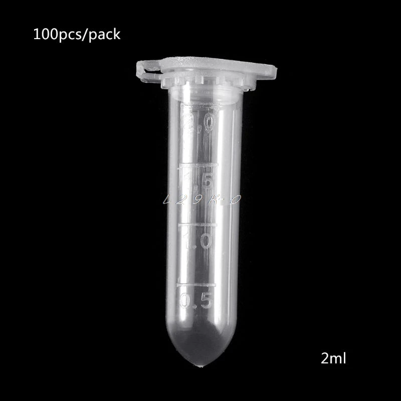 100Pcs 2ml Clear Plastic Vials Container Snap Cap Centrifuge Tubes Vials Sample Lab Container
100Pcs 2ml Clear Plastic Vials Container Snap Cap Centrifuge Tubes Vials Sample Lab Container