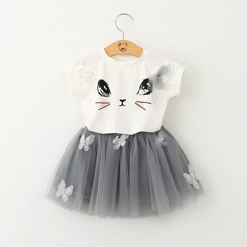 Nicoevaropa 2018 New Fashion Baby Girls Clothing Set Cotton Cat Printed T Shirt with Lace Tutu Skirt Casual Children Clothes
Nicoevaropa 2018 New Fashion Baby Girls Clothing Set Cotton Cat Printed T Shirt with Lace Tutu Skirt Casual Children Clothes
