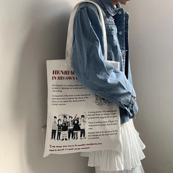 Women Canvas Shoulder Bags Printing Fashion Preppy Style School Students 2019 New Female Casual Soft Zipper Canvas Handbags
Women Canvas Shoulder Bags Printing Fashion Preppy Style School Students 2019 New Female Casual Soft Zipper Canvas Handbags
