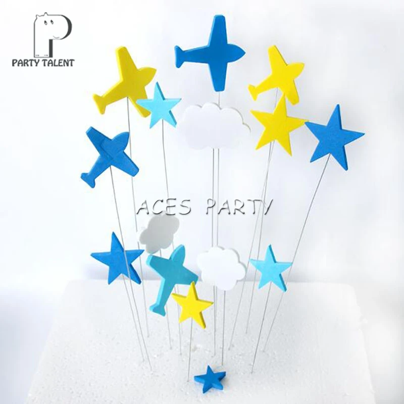 1set Plane and Sky Toppers for Boys Kids Children Birthday Party DIY Baking Cake Decoration Cake Accessory
1set Plane and Sky Toppers for Boys Kids Children Birthday Party DIY Baking Cake Decoration Cake Accessory