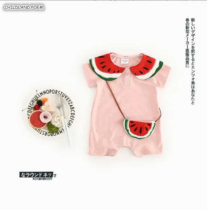 Baby Romper Summer Watermelon Newborn Baby Girl Romper Short Sleece Infant Girl Jumpsuit Costume Cotton Baby Sunsuit Clothes
Baby Romper Summer Watermelon Newborn Baby Girl Romper Short Sleece Infant Girl Jumpsuit Costume Cotton Baby Sunsuit Clothes
