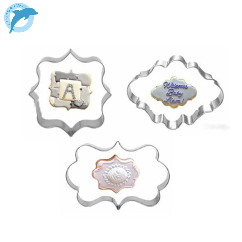 LINSBAYWU 1 Set (3pcs) Cookies Pastry Fondant Cake Sugarcraft Decorating Mold Frame Cutter Tool
LINSBAYWU 1 Set (3pcs) Cookies Pastry Fondant Cake Sugarcraft Decorating Mold Frame Cutter Tool