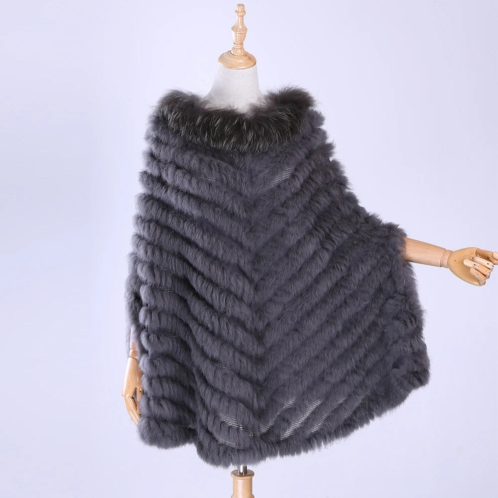 2020 новый женский роскошный вязаный пуловер из натурального кроличьего меха