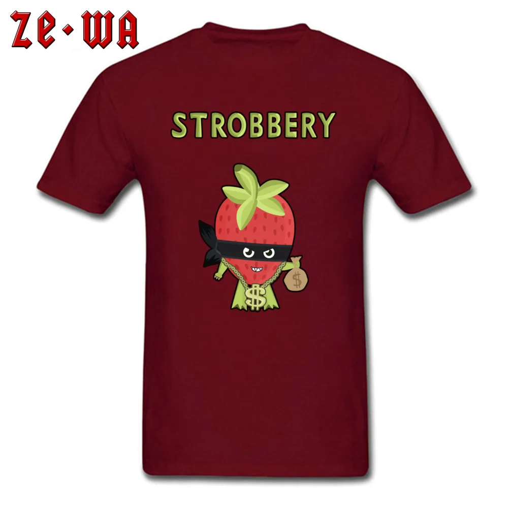 Design Strobbery Casual Short Sleeve Summer Tops T Shirt Wholesale O-Neck All Cotton Tops & Tees Men T Shirts Free Shipping Strobbery maroon