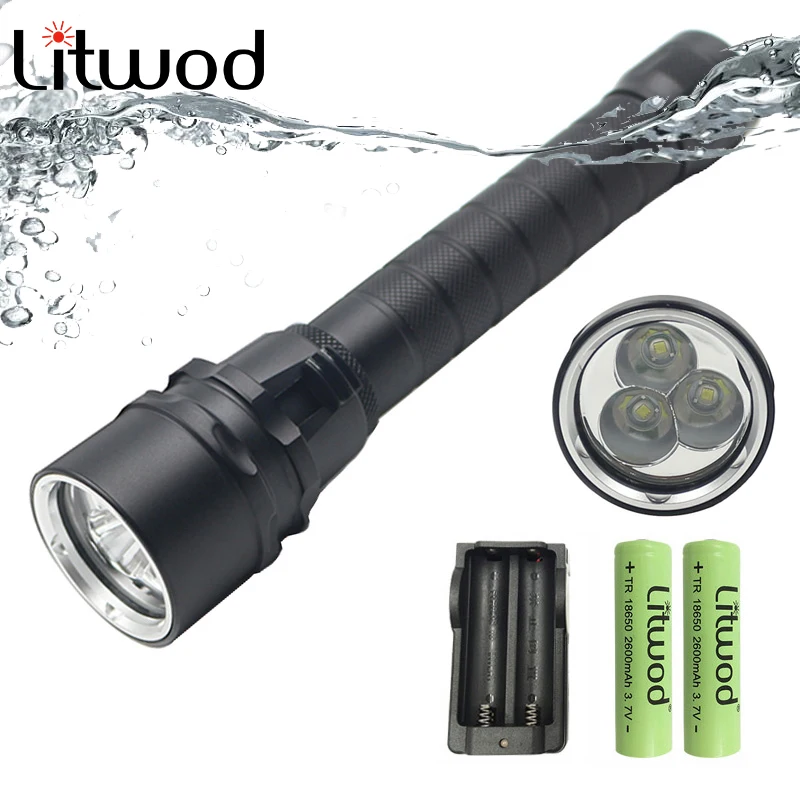 Z20 D53 LED Cree 3*T6 Diving Flashlight Swimming torch 9000LM Waterproof Diving flash light Camping Lantern Underwater 120 Meter
Z20 D53 LED Cree 3*T6 Diving Flashlight Swimming torch 9000LM Waterproof Diving flash light Camping Lantern Underwater 120 Meter