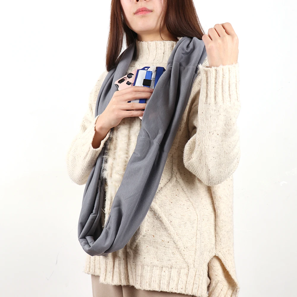 Autumn Winter Scarves Solid Soft Pocket Loop Scarf Warm Infinity Scarf All-match For Women Men Ring Scarves Fashion Style
Autumn Winter Scarves Solid Soft Pocket Loop Scarf Warm Infinity Scarf All-match For Women Men Ring Scarves Fashion Style
