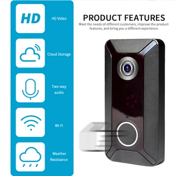 Home Security Cloud WIFI Doorbell Smart IP Intercom Video Door Phone Door Bell Camera For Apartments IR Alarm Wireless Securit
Home Security Cloud WIFI Doorbell Smart IP Intercom Video Door Phone Door Bell Camera For Apartments IR Alarm Wireless Securit