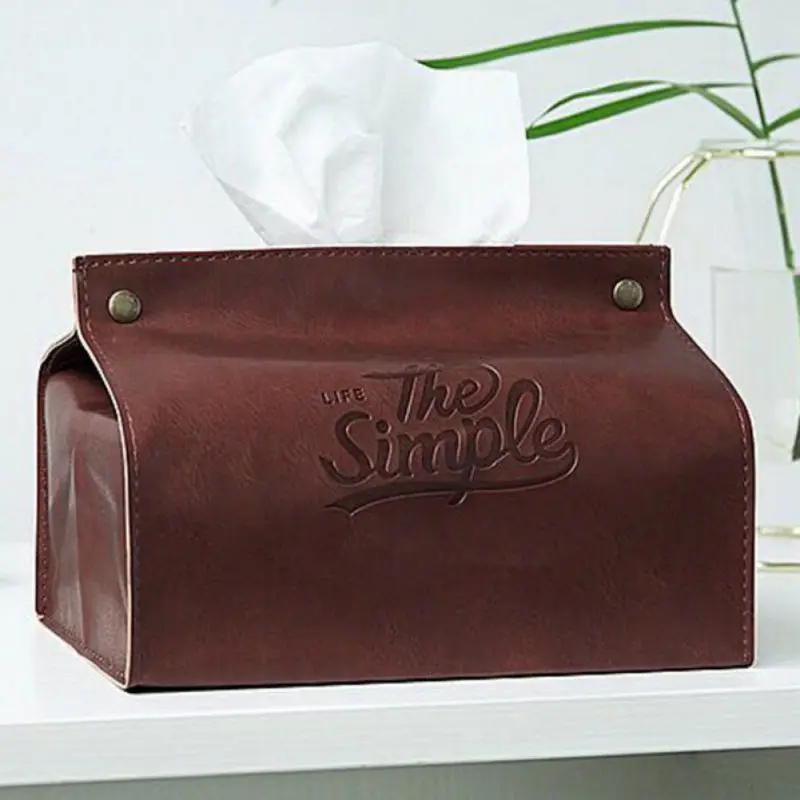 Container Towel Napkin Tissue Holder Ins Nordic Leather Tissue Box Paper Dispenser Tissue Holder Case for Office Home Decoration
Container Towel Napkin Tissue Holder Ins Nordic Leather Tissue Box Paper Dispenser Tissue Holder Case for Office Home Decoration