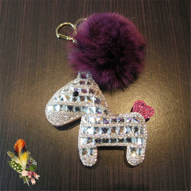 Crystal Horse Bag Pendants Fox Fur Ball Women Bags Parts Luxury Pom pom Purse Accessories DIY Keychain Car Keyring Gift for Girl
Crystal Horse Bag Pendants Fox Fur Ball Women Bags Parts Luxury Pom pom Purse Accessories DIY Keychain Car Keyring Gift for Girl