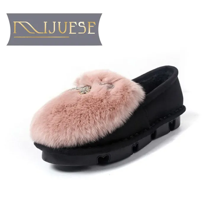 MLJUESE 2018 women flats rabbit hair pink color kid suede fur crystal round toe spring comfortable women flats women shoes
MLJUESE 2018 women flats rabbit hair pink color kid suede fur crystal round toe spring comfortable women flats women shoes