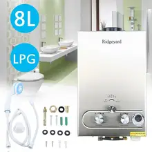8L GAS LPG Boiler Propane Gas Instant 2GPM Tankless Water Heater Stainless Steel
8L GAS LPG Boiler Propane Gas Instant 2GPM Tankless Water Heater Stainless Steel