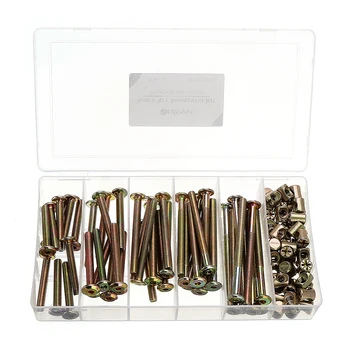 SULEVE MXZS1 100Pcs Zinc M6 Hex Socket Head Cap Screws Bolt Furniture Bolts M Barrel Nuts 40-80mm
SULEVE MXZS1 100Pcs Zinc M6 Hex Socket Head Cap Screws Bolt Furniture Bolts M Barrel Nuts 40-80mm