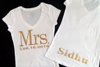personalize date name Wedding bride V-Neck bridesmaid Mrs t shirts Bachelorette bridal tanks tops vests gifts party favors
personalize date name Wedding bride V-Neck bridesmaid Mrs t shirts Bachelorette bridal tanks tops vests gifts party favors