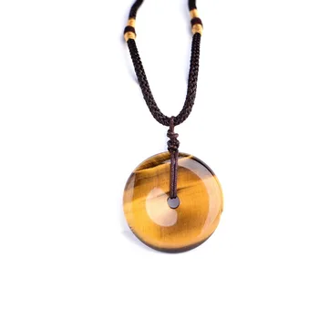 necklace Natural tiger eye stone peace buckle tiger eye stone pendant natural crystal jewelry gifts for men and women
necklace Natural tiger eye stone peace buckle tiger eye stone pendant natural crystal jewelry gifts for men and women