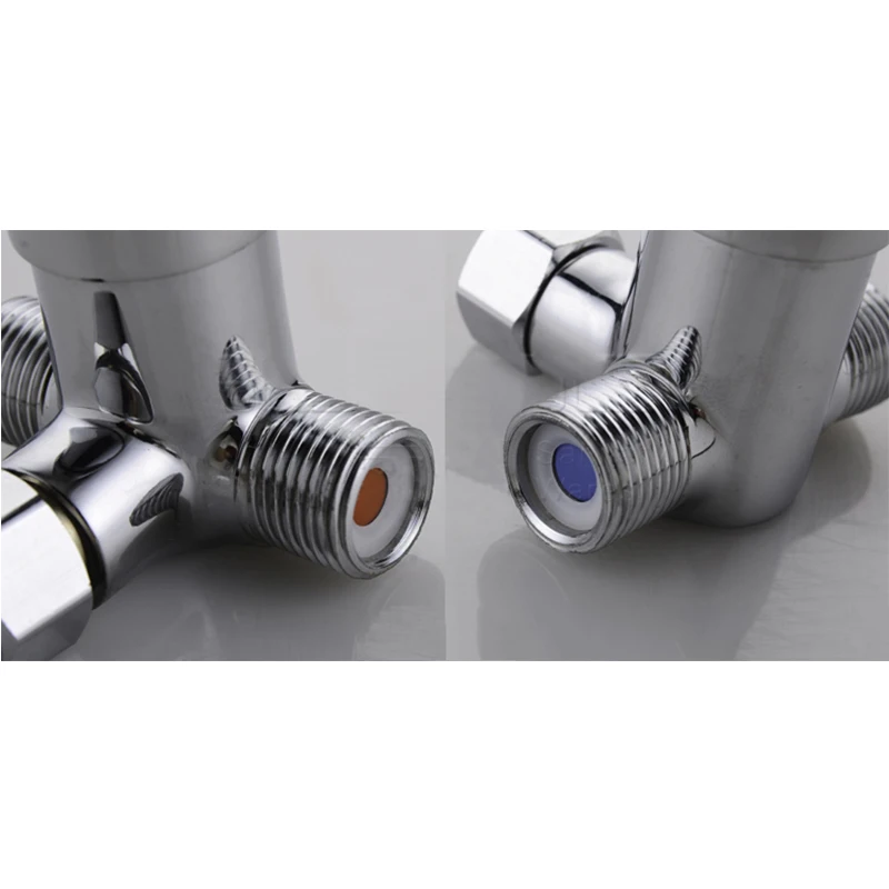 Hot Cold Water Valve Faucet Temperature Adjustable Thermostatic Mixer Mixing Valve Tap for Bathroom Shower Head Faucet Tap
Hot Cold Water Valve Faucet Temperature Adjustable Thermostatic Mixer Mixing Valve Tap for Bathroom Shower Head Faucet Tap