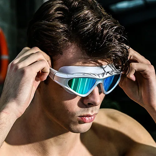 Swim Goggles for Man and Women Adjustable Silicone Large Frame Waterproof Anti-fog Non-slip Swimming Glasses with HD PC Lens
Swim Goggles for Man and Women Adjustable Silicone Large Frame Waterproof Anti-fog Non-slip Swimming Glasses with HD PC Lens