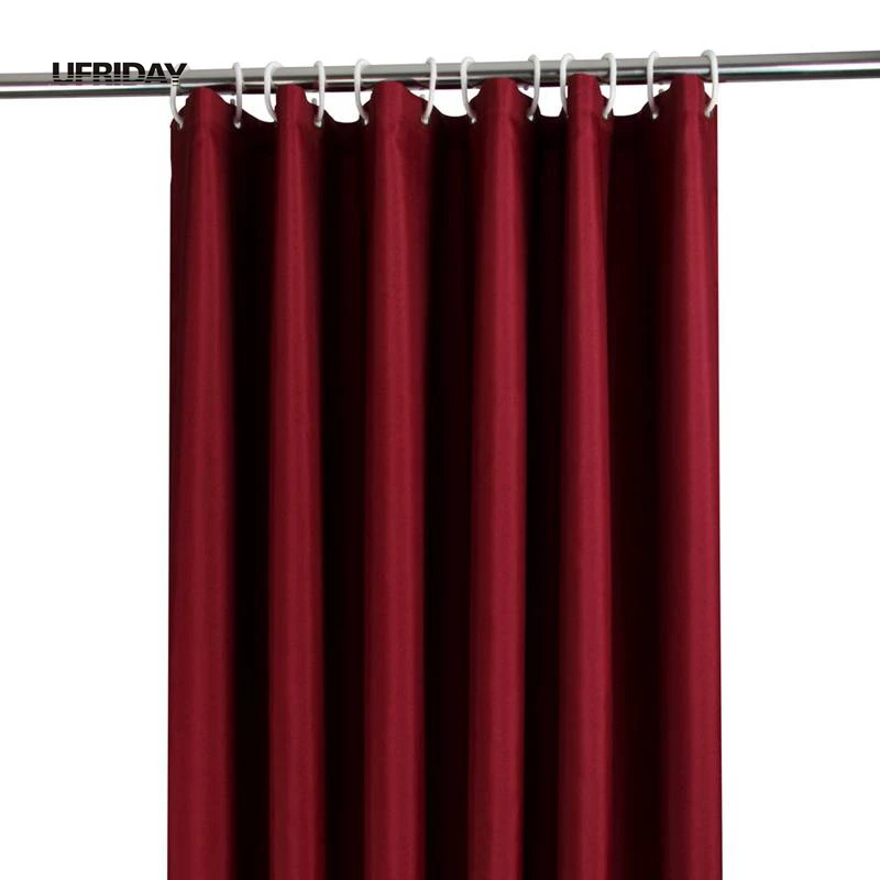 UFRIDAY Pure Color Shower Curtain Hotel Home Waterproof Bath Curtain for Bathroom High Quality Polyester Thicken Bath Screen New
UFRIDAY Pure Color Shower Curtain Hotel Home Waterproof Bath Curtain for Bathroom High Quality Polyester Thicken Bath Screen New