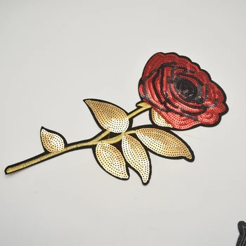 10pcs 13'' Fashion Gold and red Sequins Embroidered Rose Flower Patch iron on Applique Sew Dress DIY
10pcs 13'' Fashion Gold and red Sequins Embroidered Rose Flower Patch iron on Applique Sew Dress DIY
