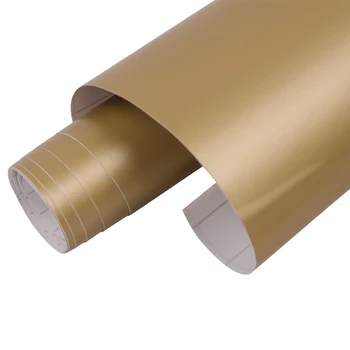 1.52x0.5m/60"x20" Gold Matte Vinyl Wrap Satin Matt Foil Car Wrap Film Vehicle decoration vinyl Car Sticker
1.52x0.5m/60"x20" Gold Matte Vinyl Wrap Satin Matt Foil Car Wrap Film Vehicle decoration vinyl Car Sticker