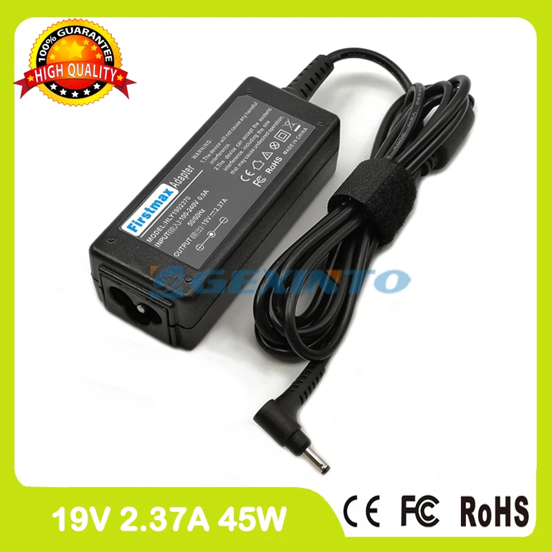 19V 2.37A 45W laptop ac power adapter charger for Acer Iconia Tab W700 W700P W701 TravelMate P236-M X313-E X313-M P238-M
19V 2.37A 45W laptop ac power adapter charger for Acer Iconia Tab W700 W700P W701 TravelMate P236-M X313-E X313-M P238-M