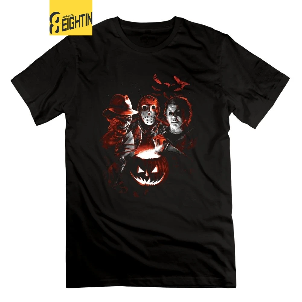 Jason Voorhees Michael Myers Horror T Shirt Super Villains Halloween Friday the 13th Tops Tees Funny Man Cotton T-Shirt
Jason Voorhees Michael Myers Horror T Shirt Super Villains Halloween Friday the 13th Tops Tees Funny Man Cotton T-Shirt