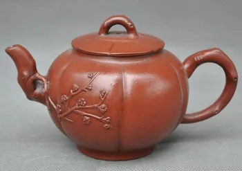 wedding decoration 6"Old Chinese Yixing Zisha pottery carved Peach flower Teapot tea set tea maker
wedding decoration 6"Old Chinese Yixing Zisha pottery carved Peach flower Teapot tea set tea maker