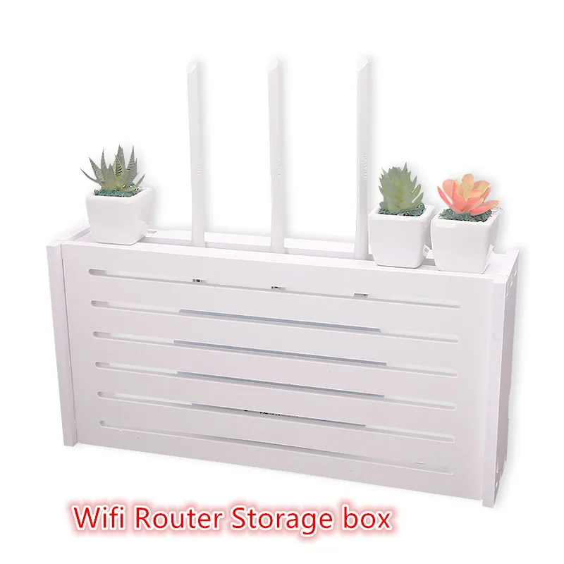 Eco-Friendly Wood Plastic Board Wireless Wifi Router Storage box Wall Hangings Storage Rack Power Strip Wire finishing organizer
Eco-Friendly Wood Plastic Board Wireless Wifi Router Storage box Wall Hangings Storage Rack Power Strip Wire finishing organizer
