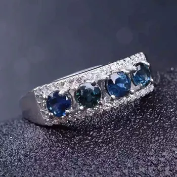 Women Natural Sapphire Stone Ring Genuine Solid Silver Gems Jewelry Rings Birthstone
Women Natural Sapphire Stone Ring Genuine Solid Silver Gems Jewelry Rings Birthstone