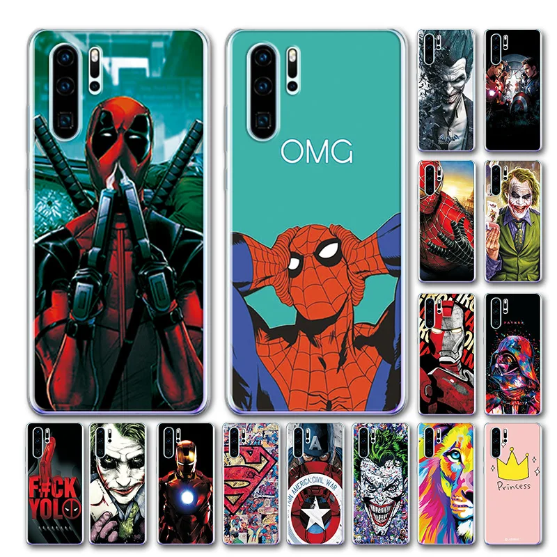 Novelty Superhero Phone Case For Huawei P20 P30 Lite Case For Huawei P30 Pro Marvel Avengers TPU Cover Bumper For Huawei P30
Novelty Superhero Phone Case For Huawei P20 P30 Lite Case For Huawei P30 Pro Marvel Avengers TPU Cover Bumper For Huawei P30