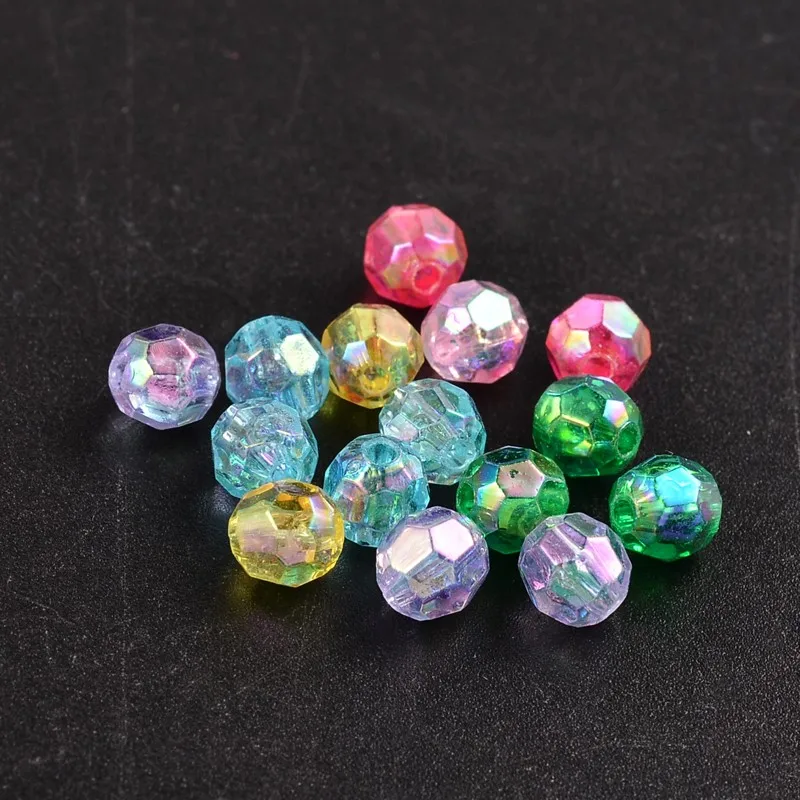 5000pcs/500g 6mm Transparent Faceted Poly Styrene Acrylic Beads Round AB Color Hole: 1mm
5000pcs/500g 6mm Transparent Faceted Poly Styrene Acrylic Beads Round AB Color Hole: 1mm