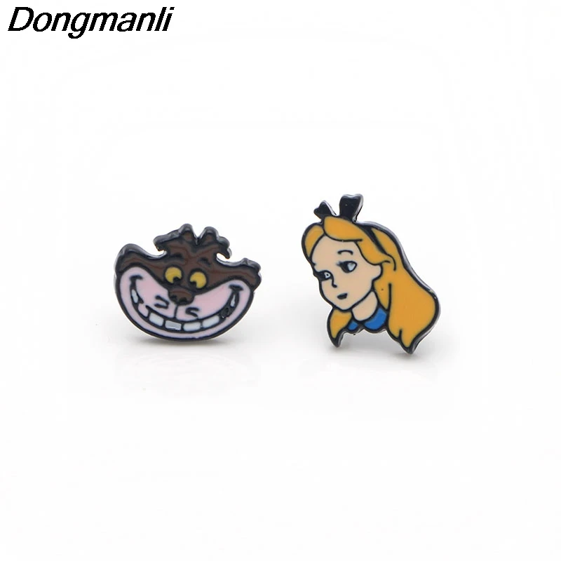 P3200 Dongmanli Alice in Wonderland Cute Stud Earrings For Womens Enamel Stainless Steel Pierce Korea Earrings Jewelry Girls
P3200 Dongmanli Alice in Wonderland Cute Stud Earrings For Womens Enamel Stainless Steel Pierce Korea Earrings Jewelry Girls
