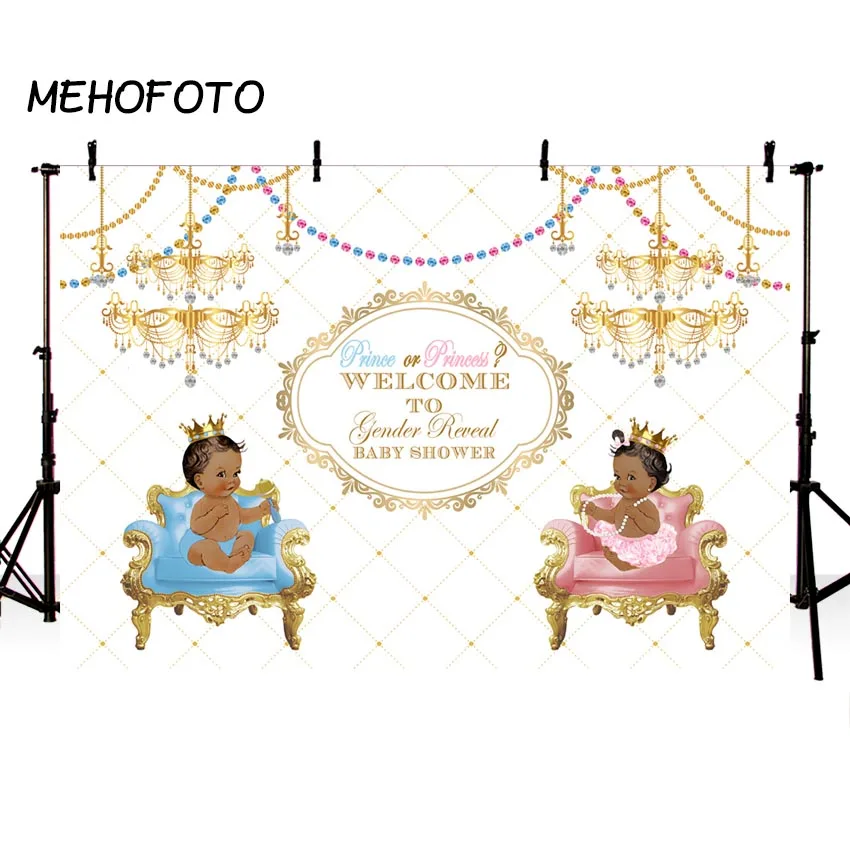 Gender Reveal Party Backdrop Photography Princess or Prince Baby Shower Party Banner Decoration Photo Background for Pictures
Gender Reveal Party Backdrop Photography Princess or Prince Baby Shower Party Banner Decoration Photo Background for Pictures