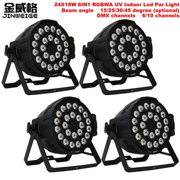 Free Shipping 4pcs/lot Indoor LED Par Can 24x18w RGBWA UV 6in1 Led Par Light DMX IP22 Stage Lights Business High Power
Free Shipping 4pcs/lot Indoor LED Par Can 24x18w RGBWA UV 6in1 Led Par Light DMX IP22 Stage Lights Business High Power