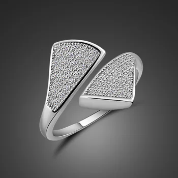 New fashion flower jewelry. Women sterling silver ring size adjustable. Solid 925 silver dazzling zircon ring. Christmas gift
New fashion flower jewelry. Women sterling silver ring size adjustable. Solid 925 silver dazzling zircon ring. Christmas gift