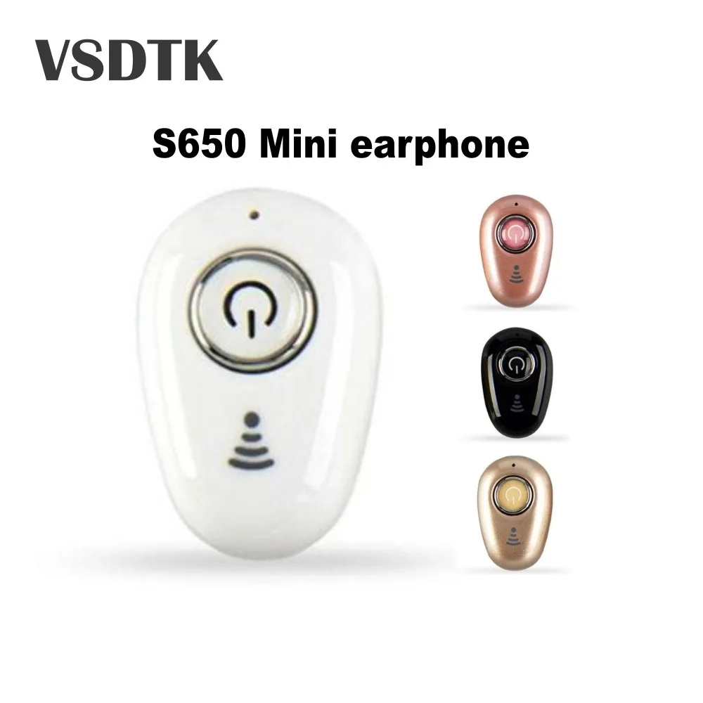 2019 VSDTK In-Ear S650 Mini Wireless Bluetooth Earphones Portable Sporting Earphone for iOS/Android Smart phones
2019 VSDTK In-Ear S650 Mini Wireless Bluetooth Earphones Portable Sporting Earphone for iOS/Android Smart phones