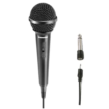 Samson R10S handheld dynamic microphone use for guitar and singing vocal microphone 3.5 meters cable
Samson R10S handheld dynamic microphone use for guitar and singing vocal microphone 3.5 meters cable