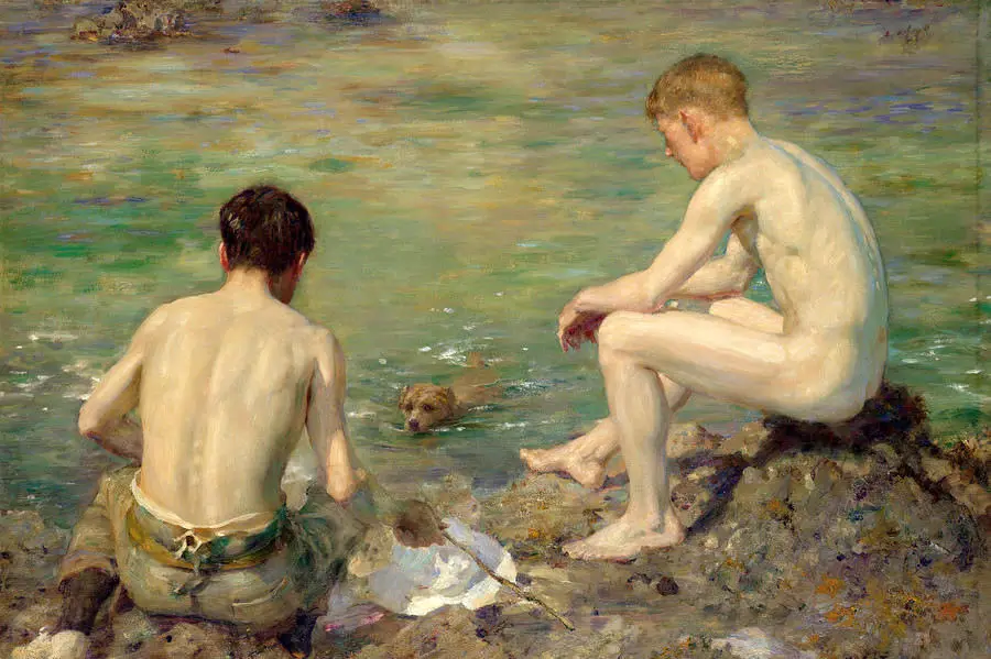 Pictures of nude women bathing little boys