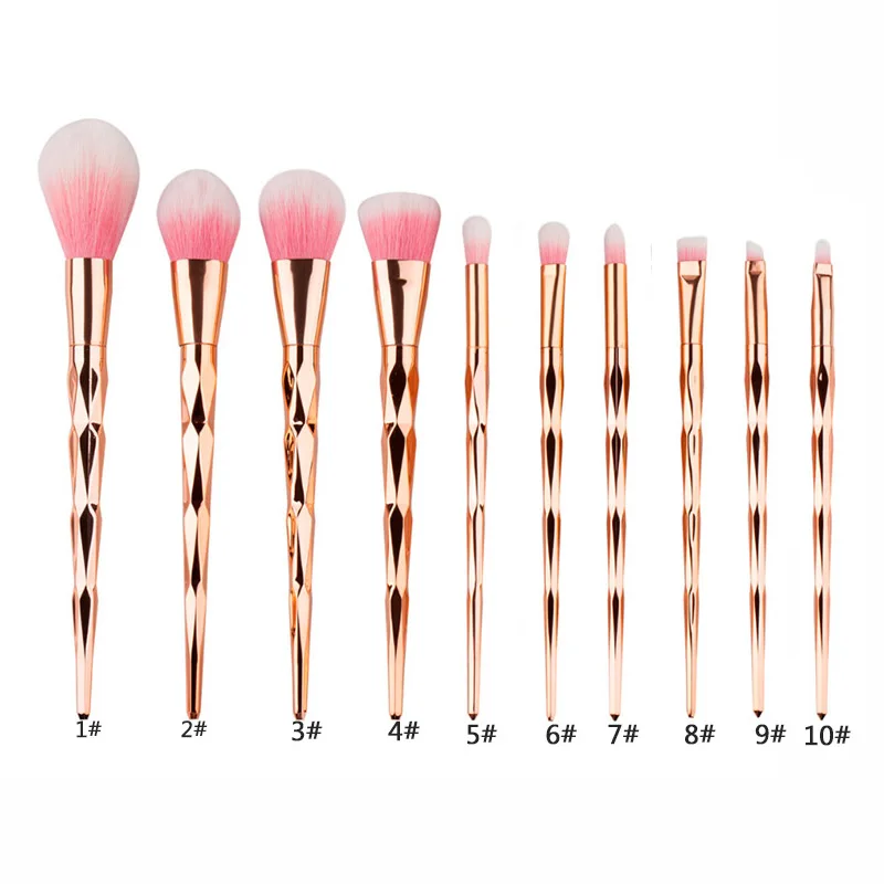 1pcs Rose gold Diamond makeup brushes Foundation Blending Power Eyeshadow Contour Concealer Blush Cosmetic Beauty Make up Tool
1pcs Rose gold Diamond makeup brushes Foundation Blending Power Eyeshadow Contour Concealer Blush Cosmetic Beauty Make up Tool