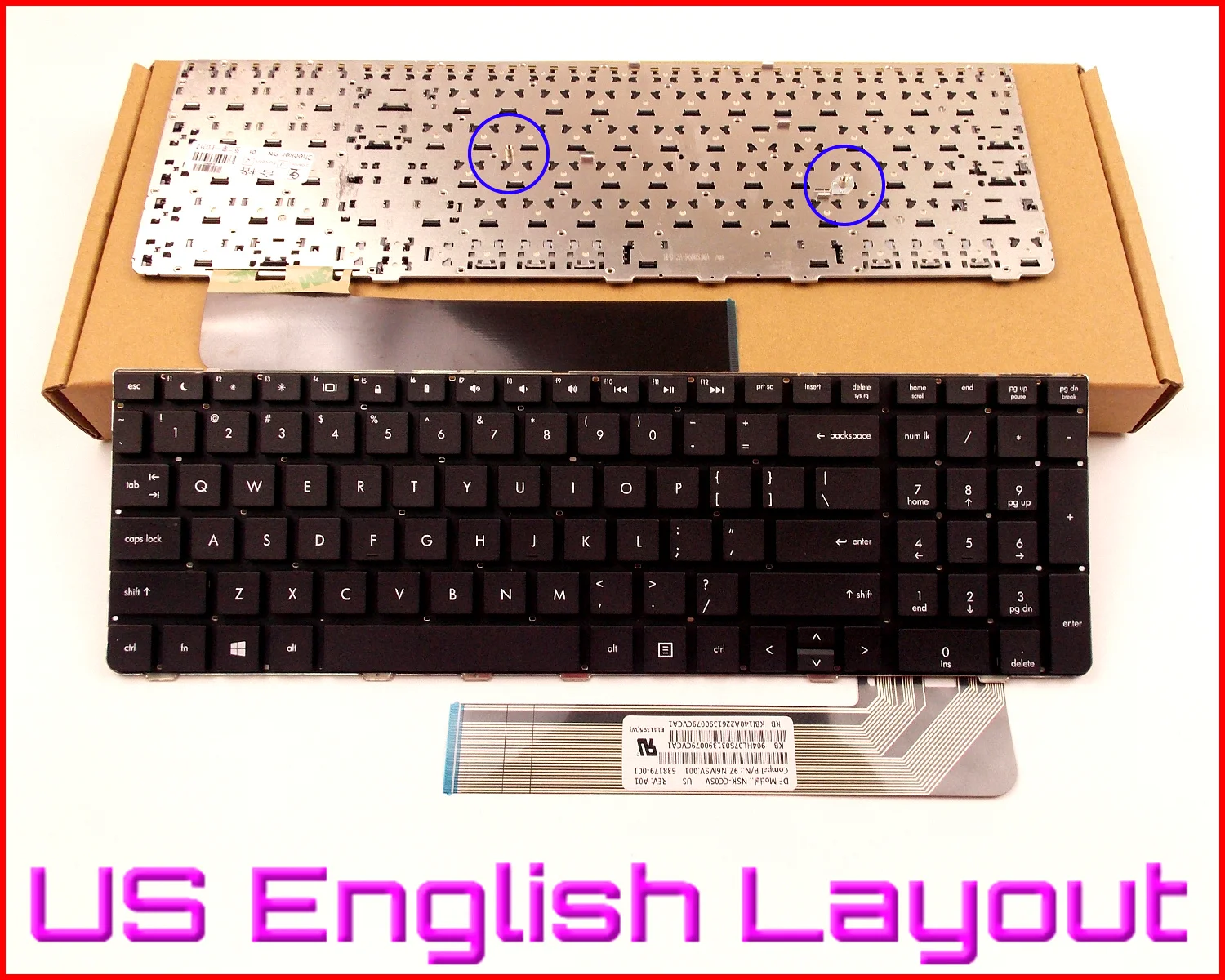 Новая английская клавиатура для ноутбука HP 638179-001 638179-211 6037B0056601 9Z.N6MSV.001 6037B0059601
Новая английская клавиатура для ноутбука HP 638179-001 638179-211 6037B0056601 9Z.N6MSV.001 6037B0059601