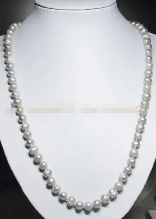 Hot sale new Style >>>>>Real Pearl Natural 8-9mm Silver Freshwater Pearl Necklaces Long 25 Inches
Hot sale new Style >>>>>Real Pearl Natural 8-9mm Silver Freshwater Pearl Necklaces Long 25 Inches
